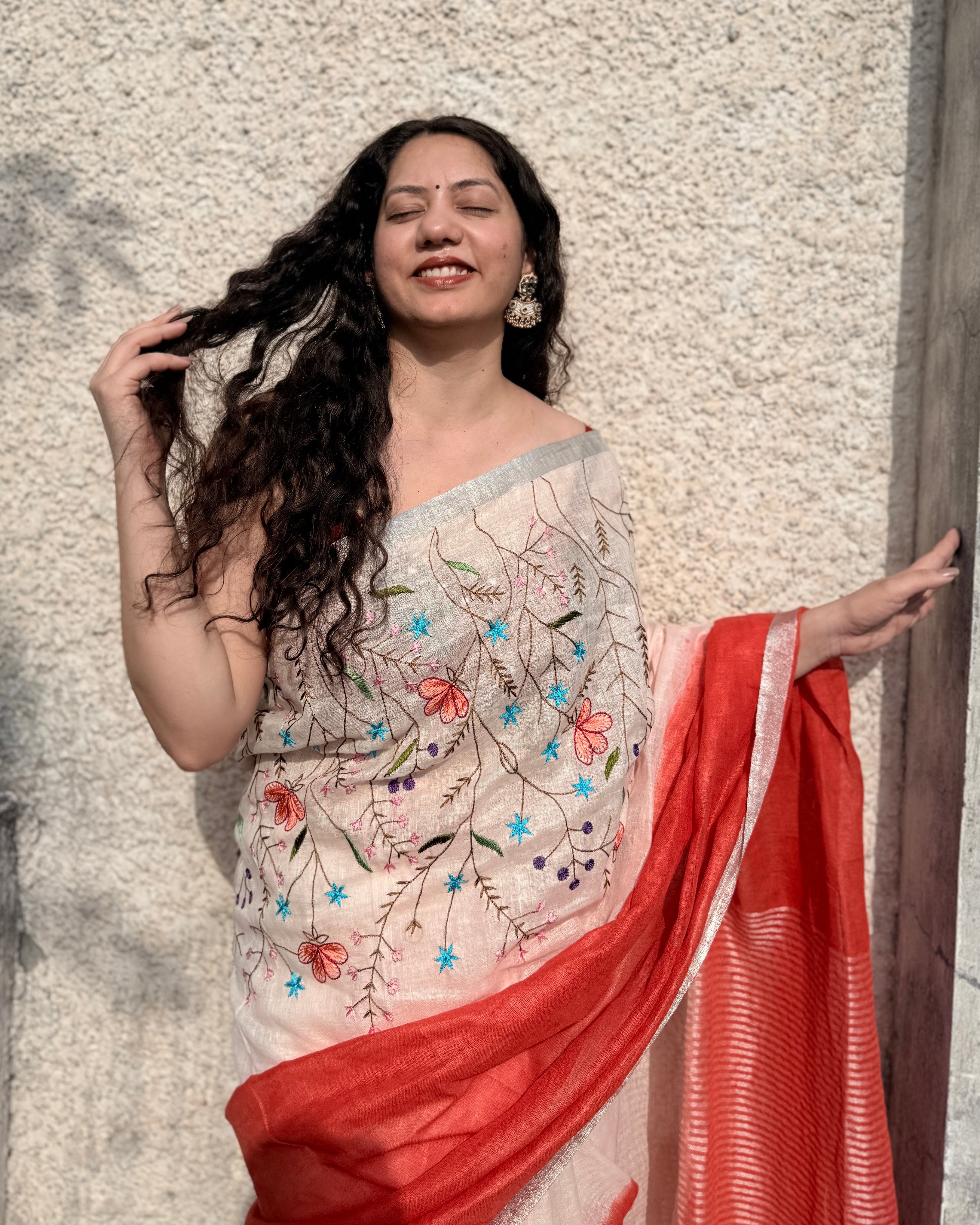 Linen Sarees