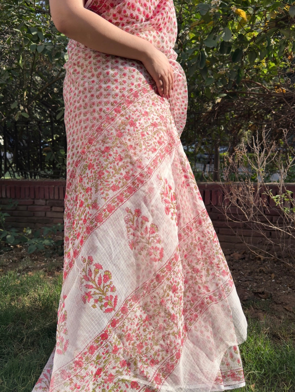 Phool | Printed Kota Doria Saree