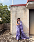Jalsa | Lavender Banana Silk Saree