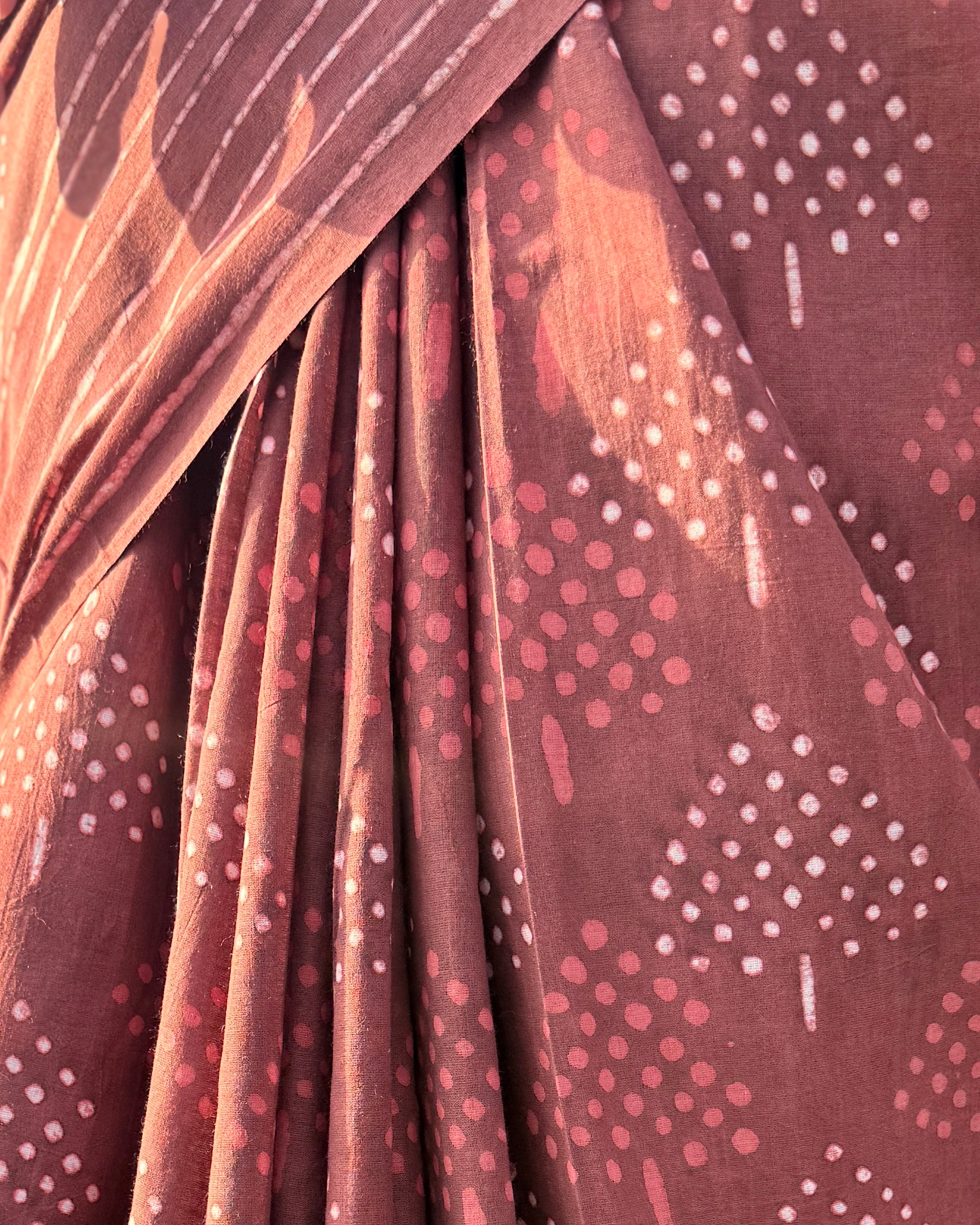Matki | Hand-blocked Cotton Saree