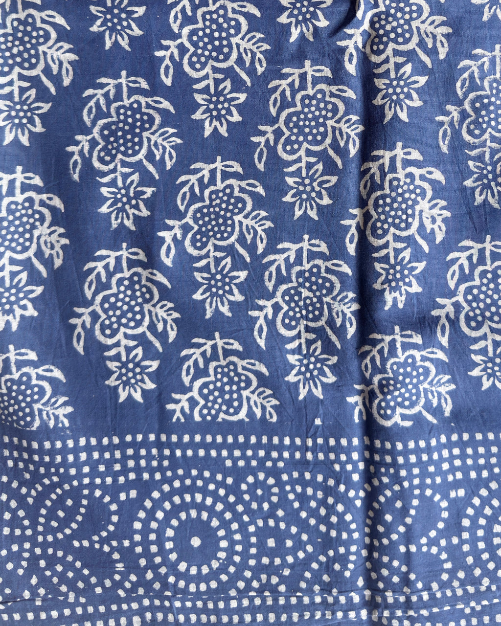 Nisha | Hand Block Printed Cotton Saree