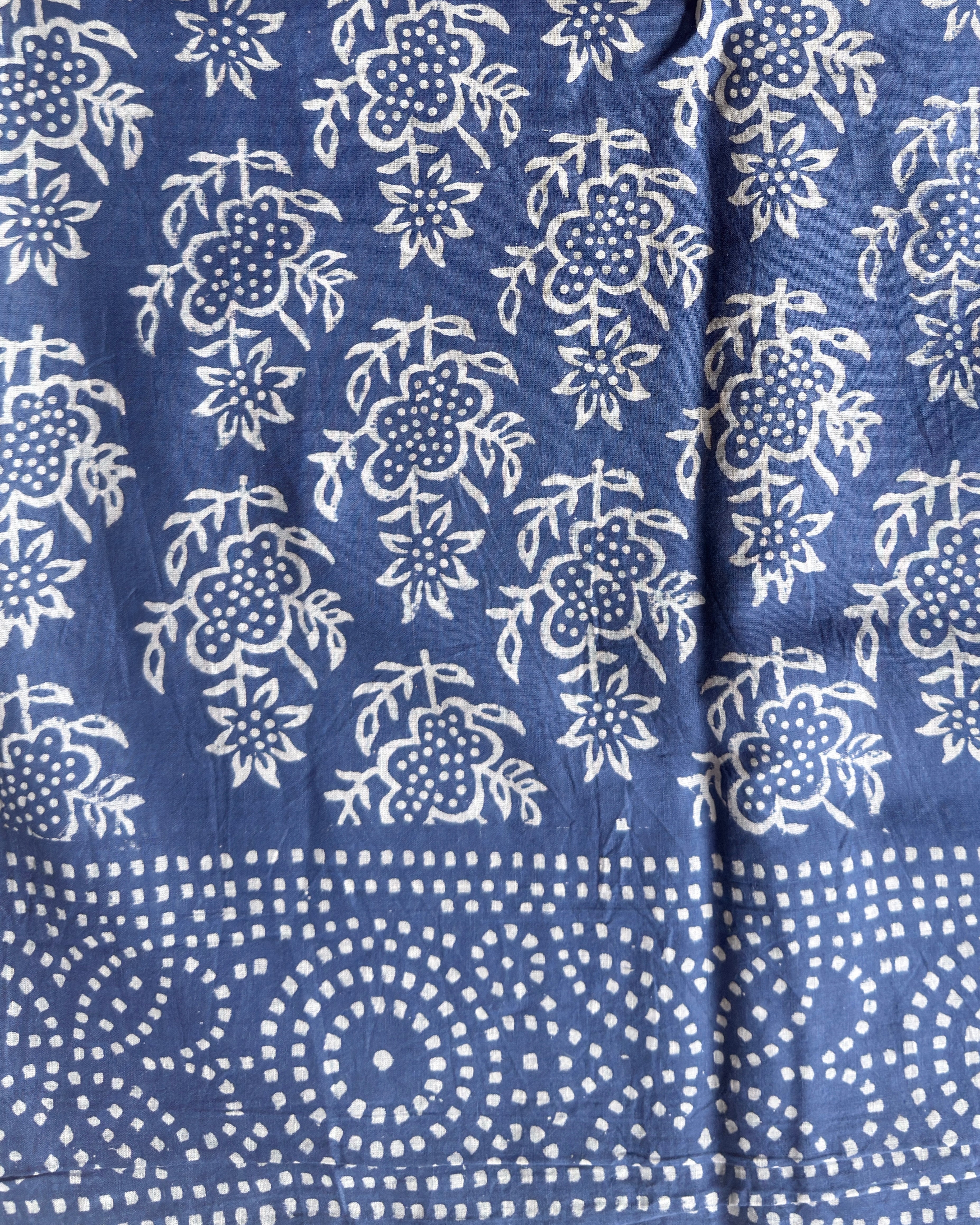 Nisha | Hand Block Printed Cotton Saree