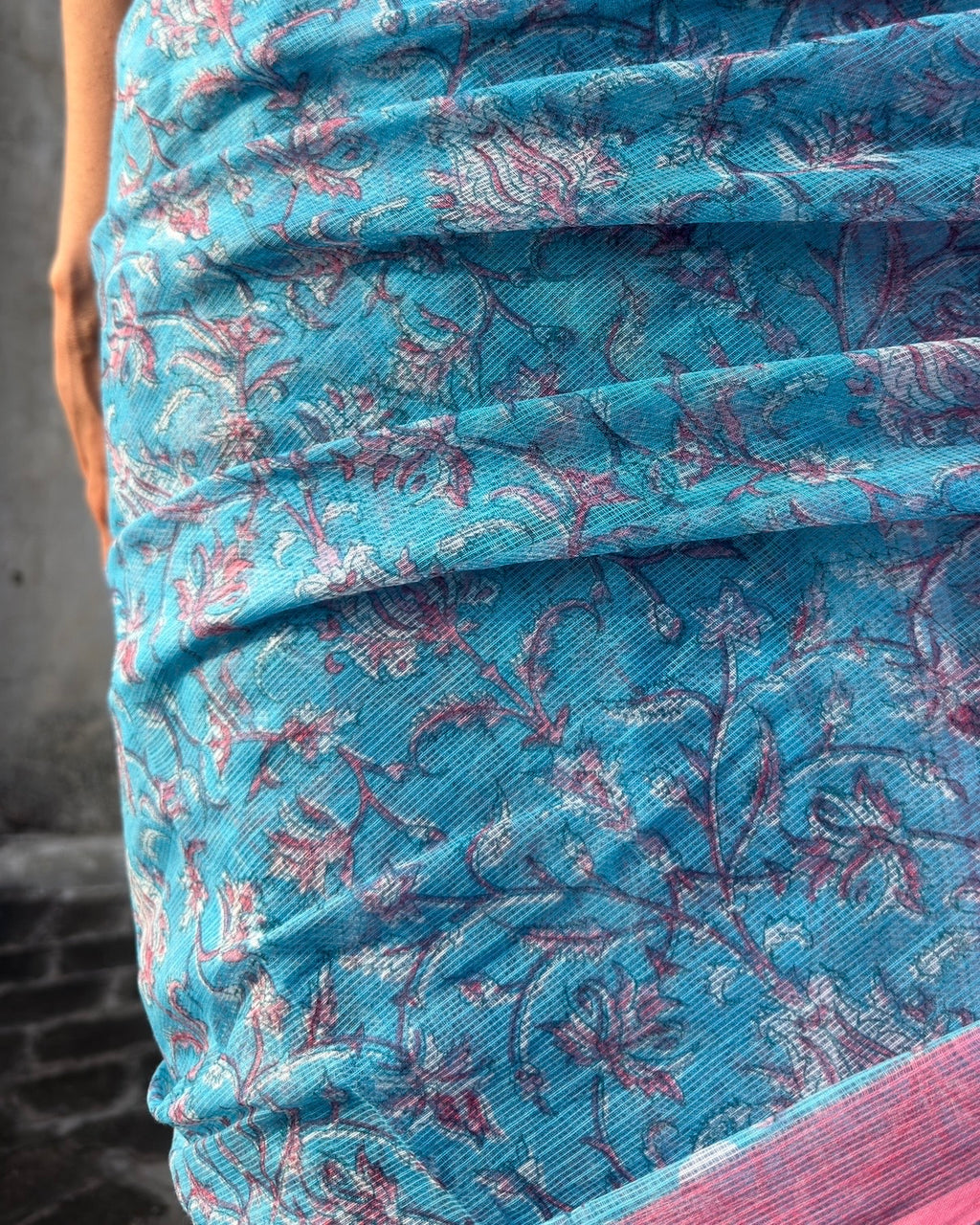 Nimmi | Printed Kota Doria Saree (without blouse piece)