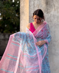 Nimki | Printed Kota Doria Saree (without blouse piece)