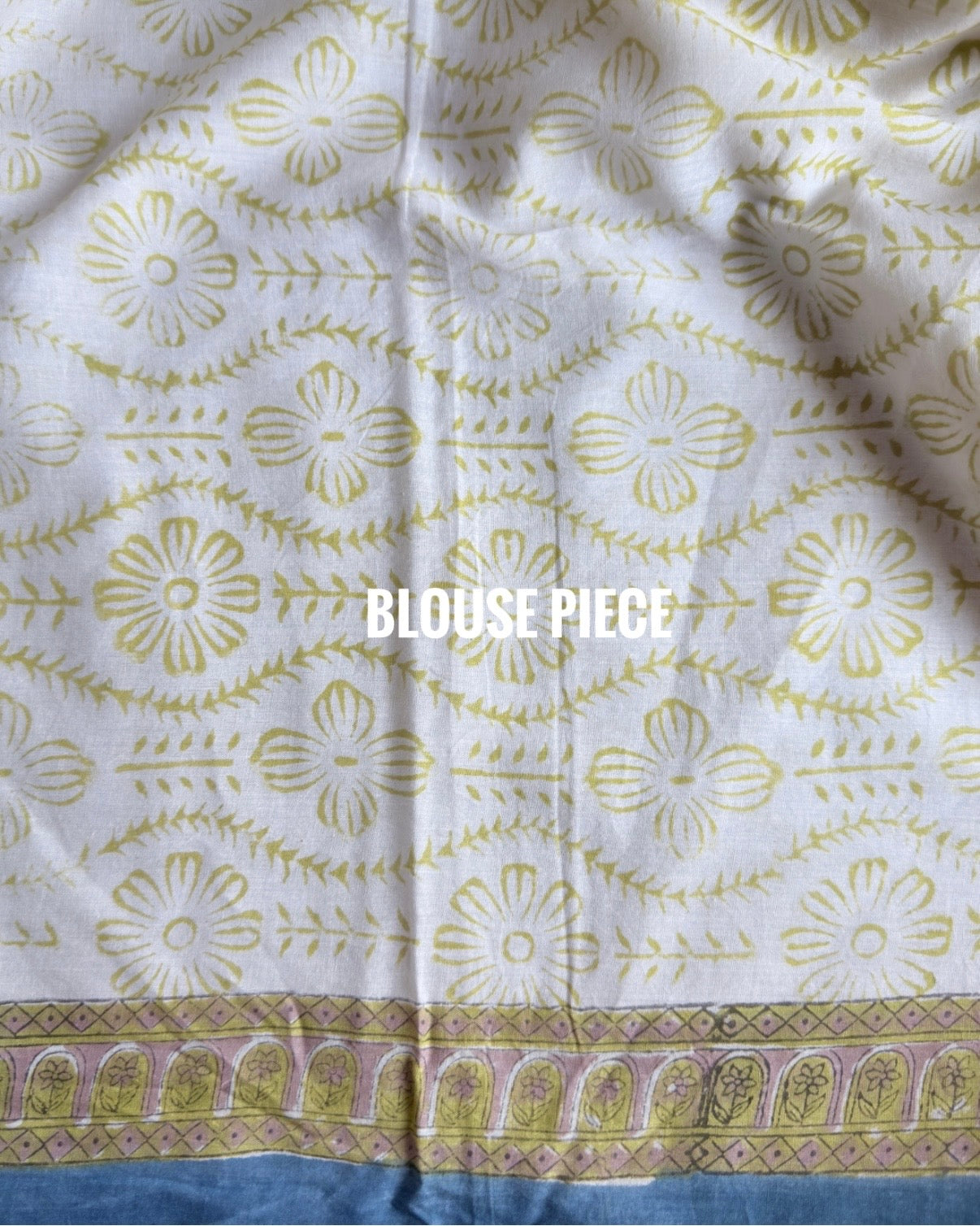 Dia | Hand Block Printed Cotton Saree