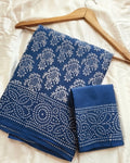 Nisha | Hand Block Printed Cotton Saree
