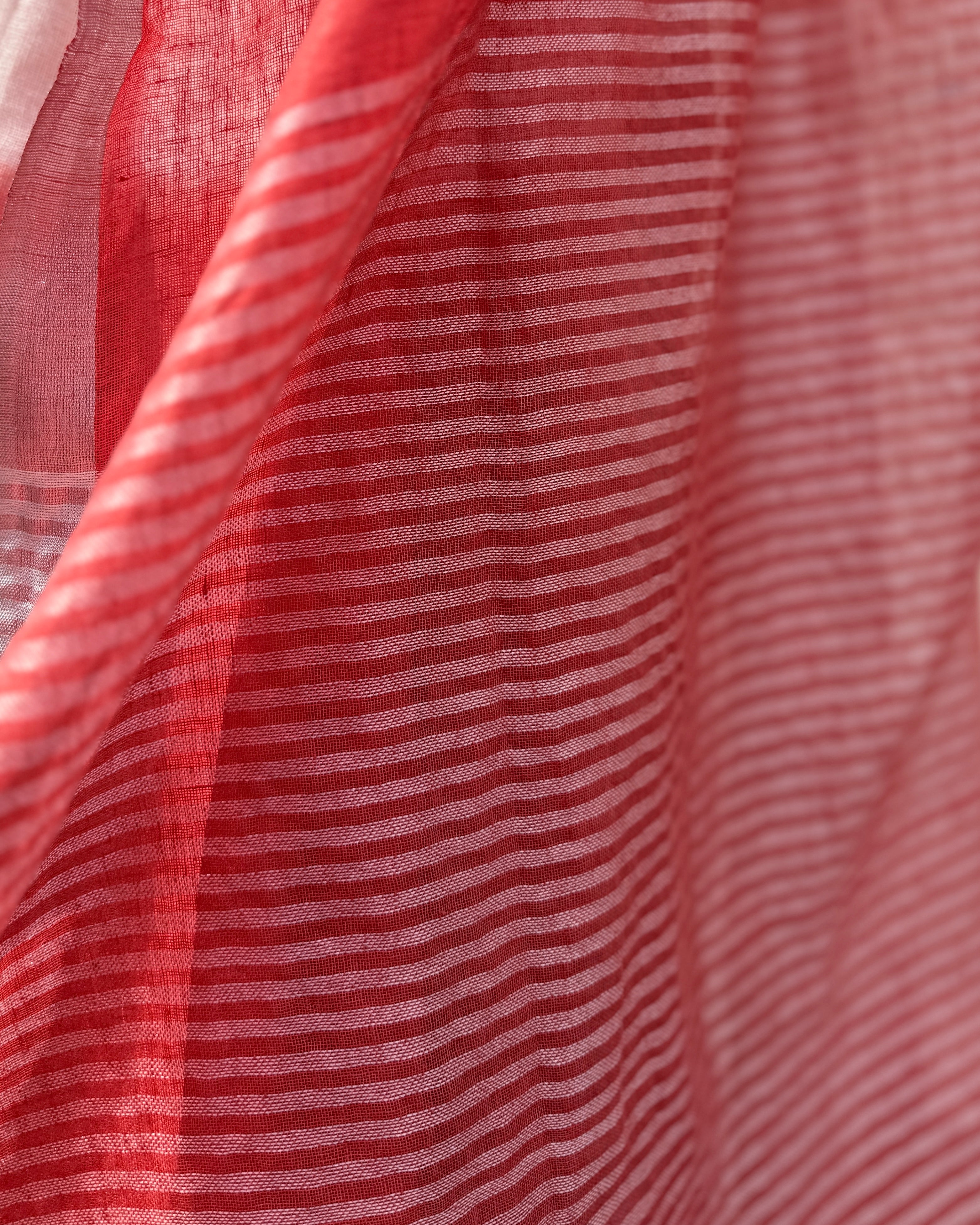 Campa | Embroidered Linen Saree