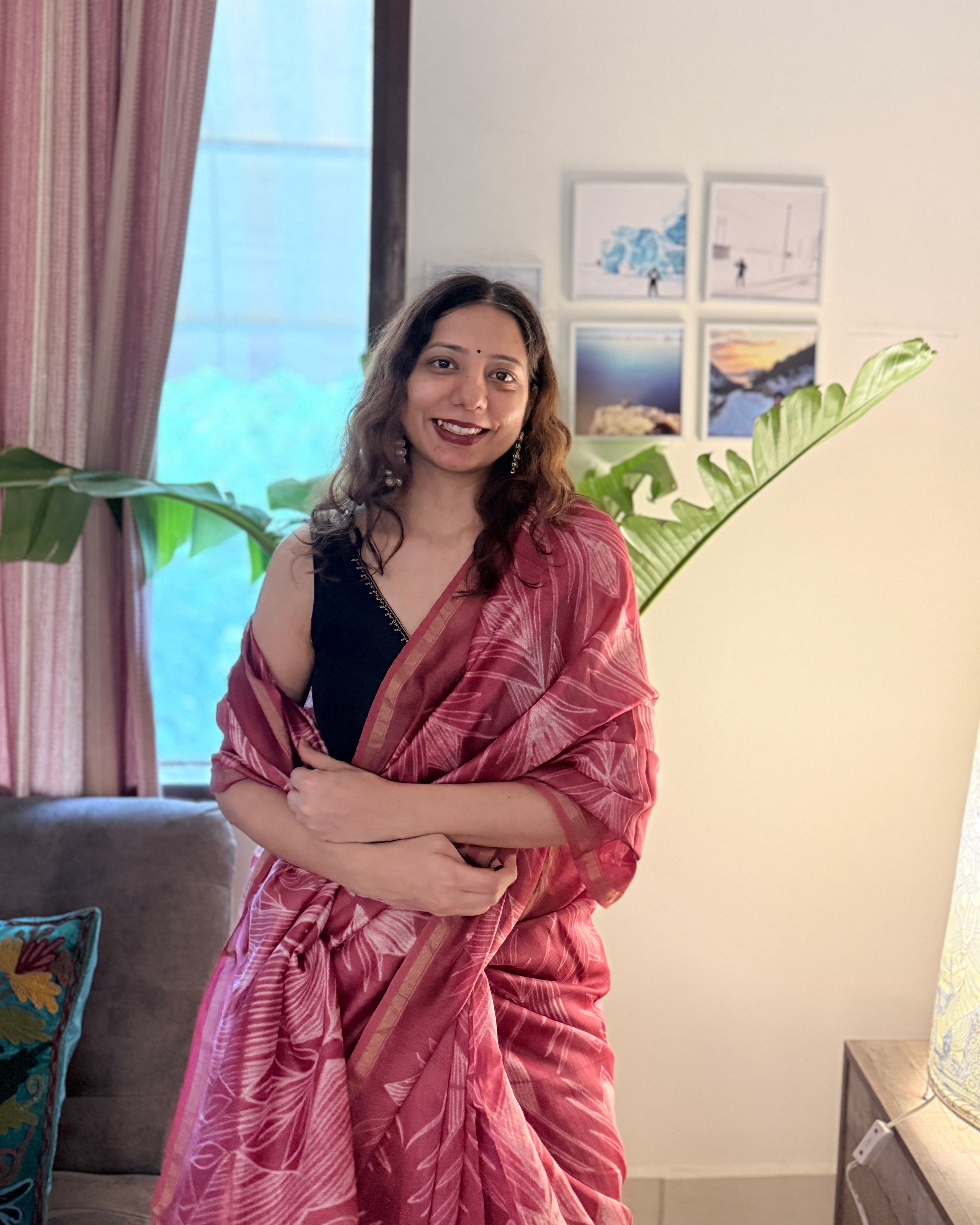 Kulfi | Shibori Chanderi Saree