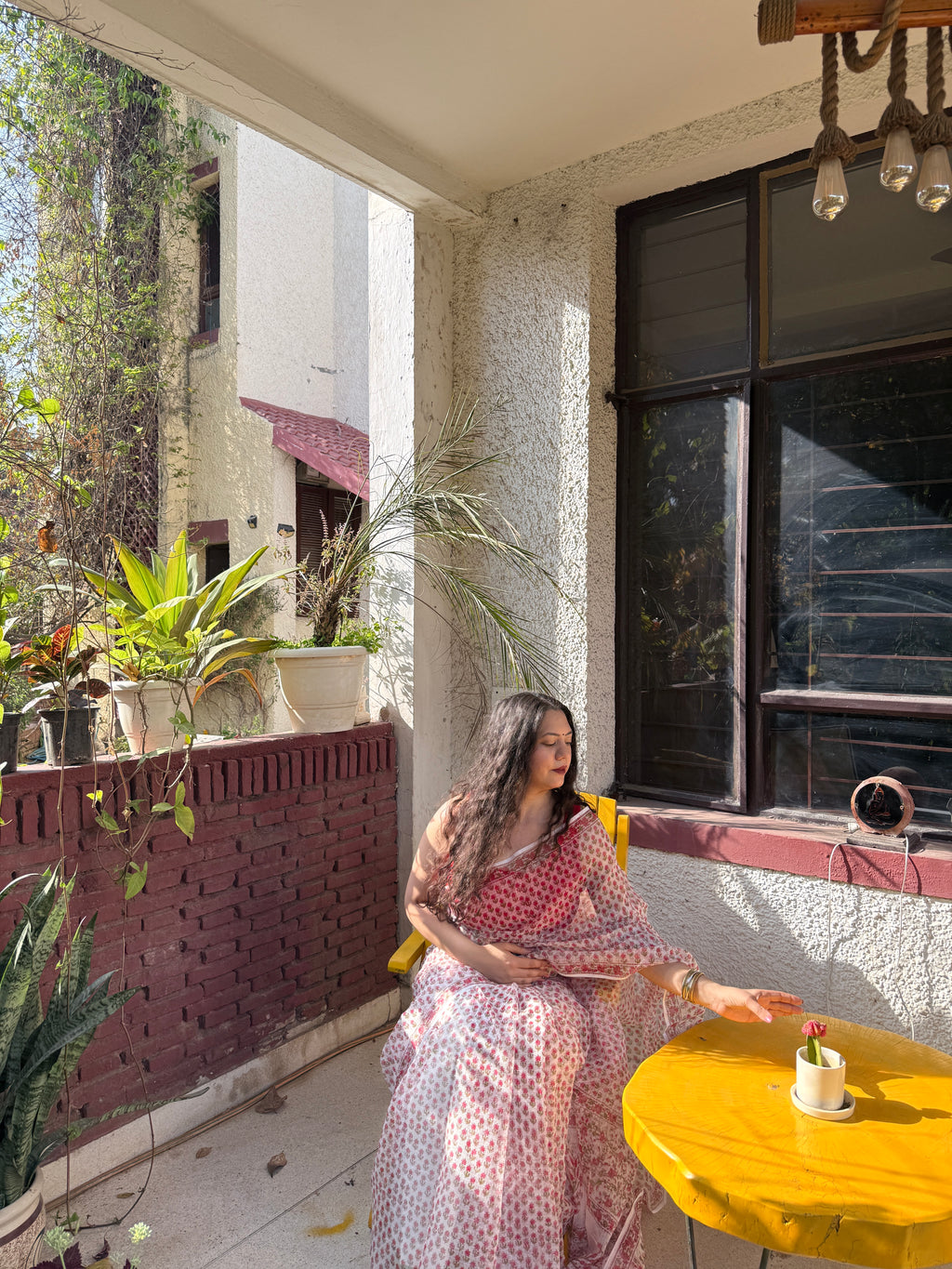 Phool | Printed Kota Doria Saree