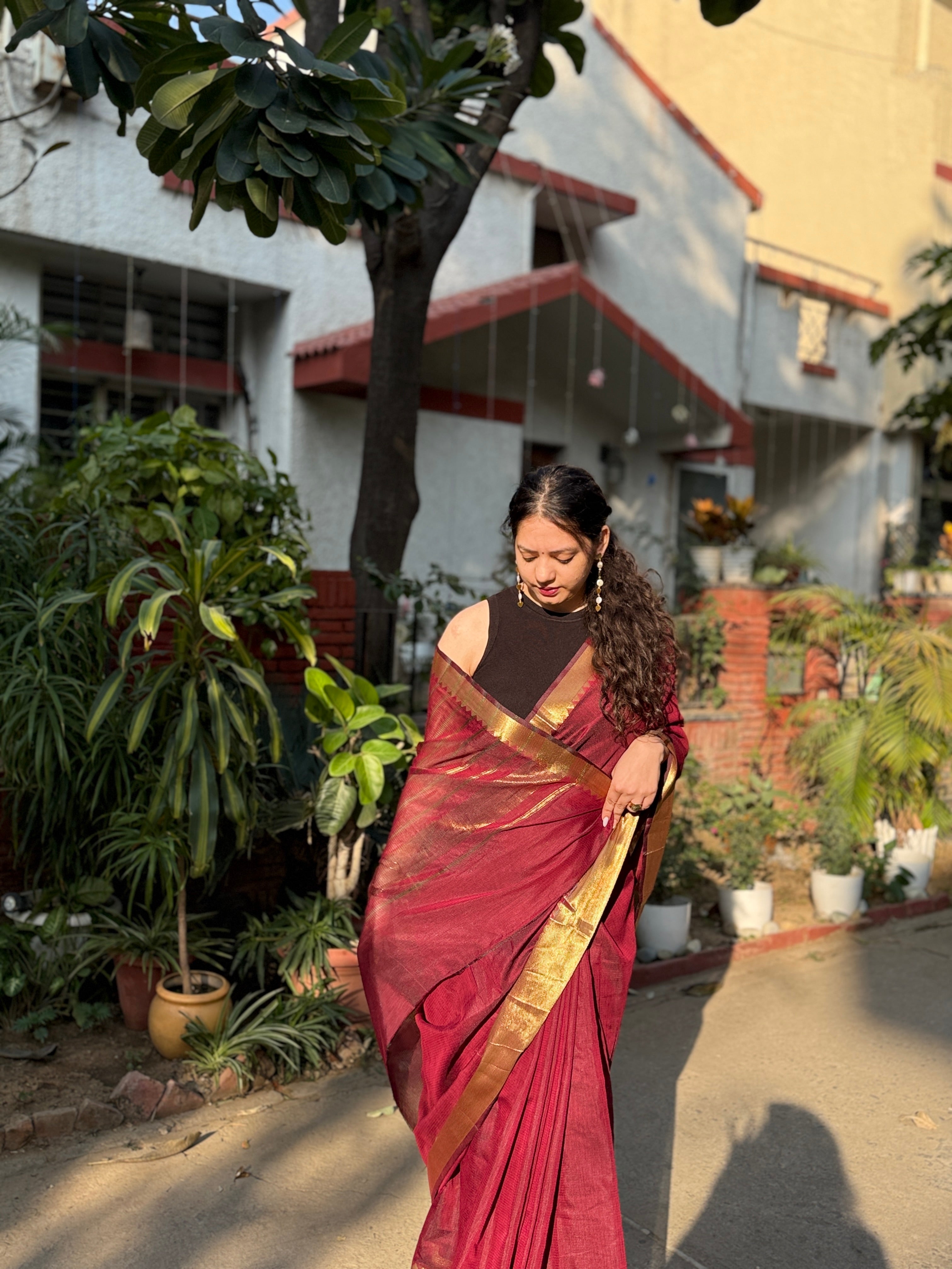 Moringa Cotton Saree