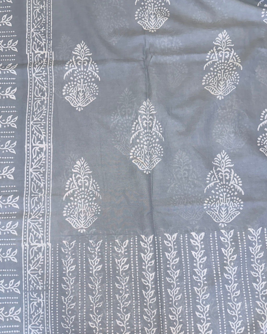 Nirjhari | Hand Block Printed Cotton Saree