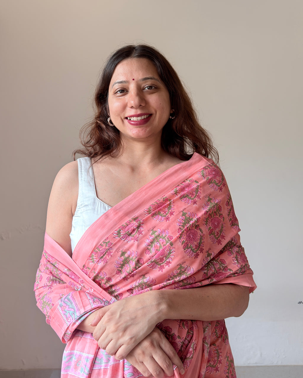 Neeti | Hand Block Printed Cotton Saree