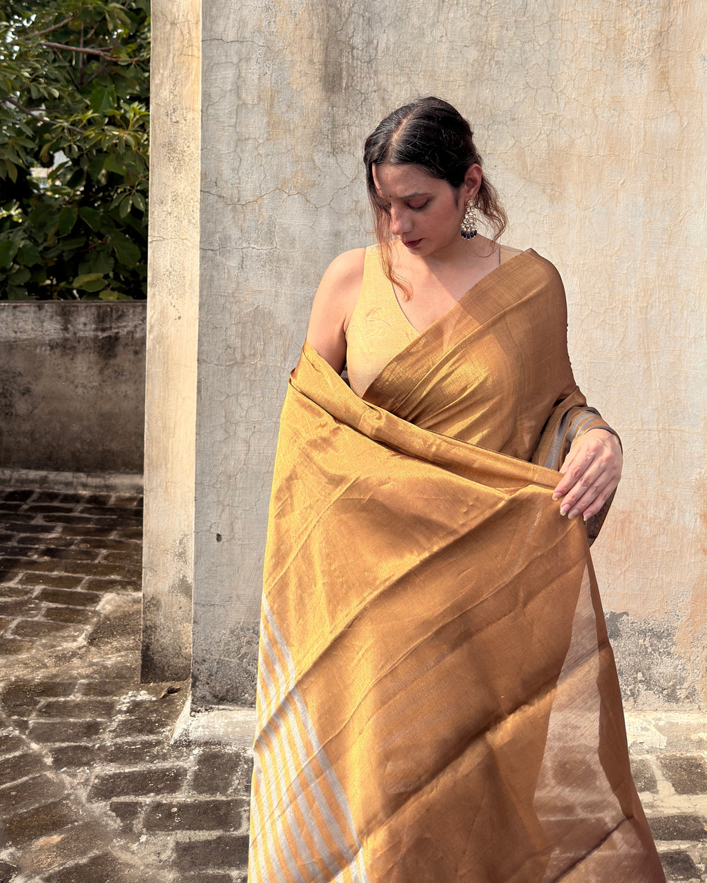 Rekha | Chanderi Tissue Saree