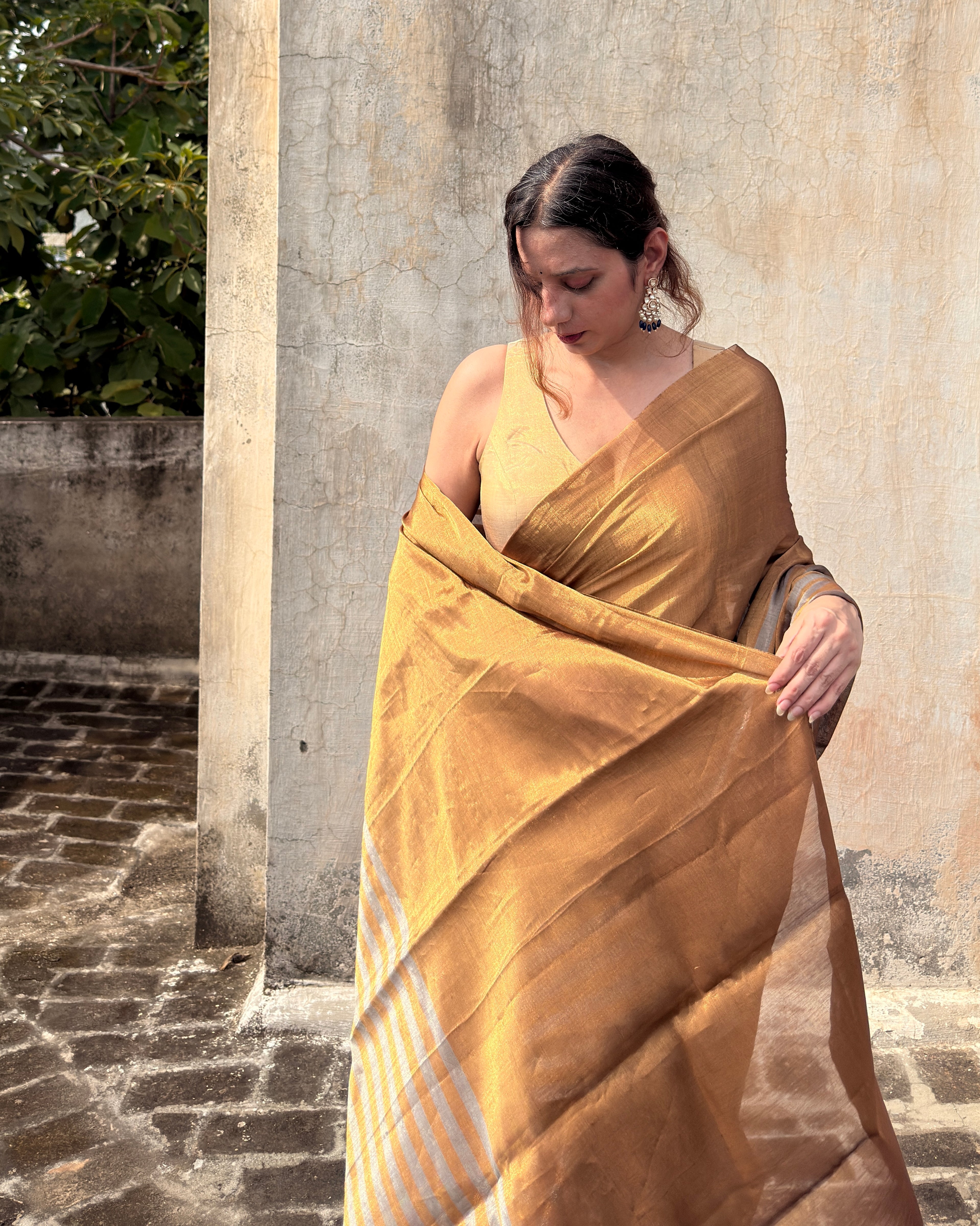 Rekha | Chanderi Tissue Saree
