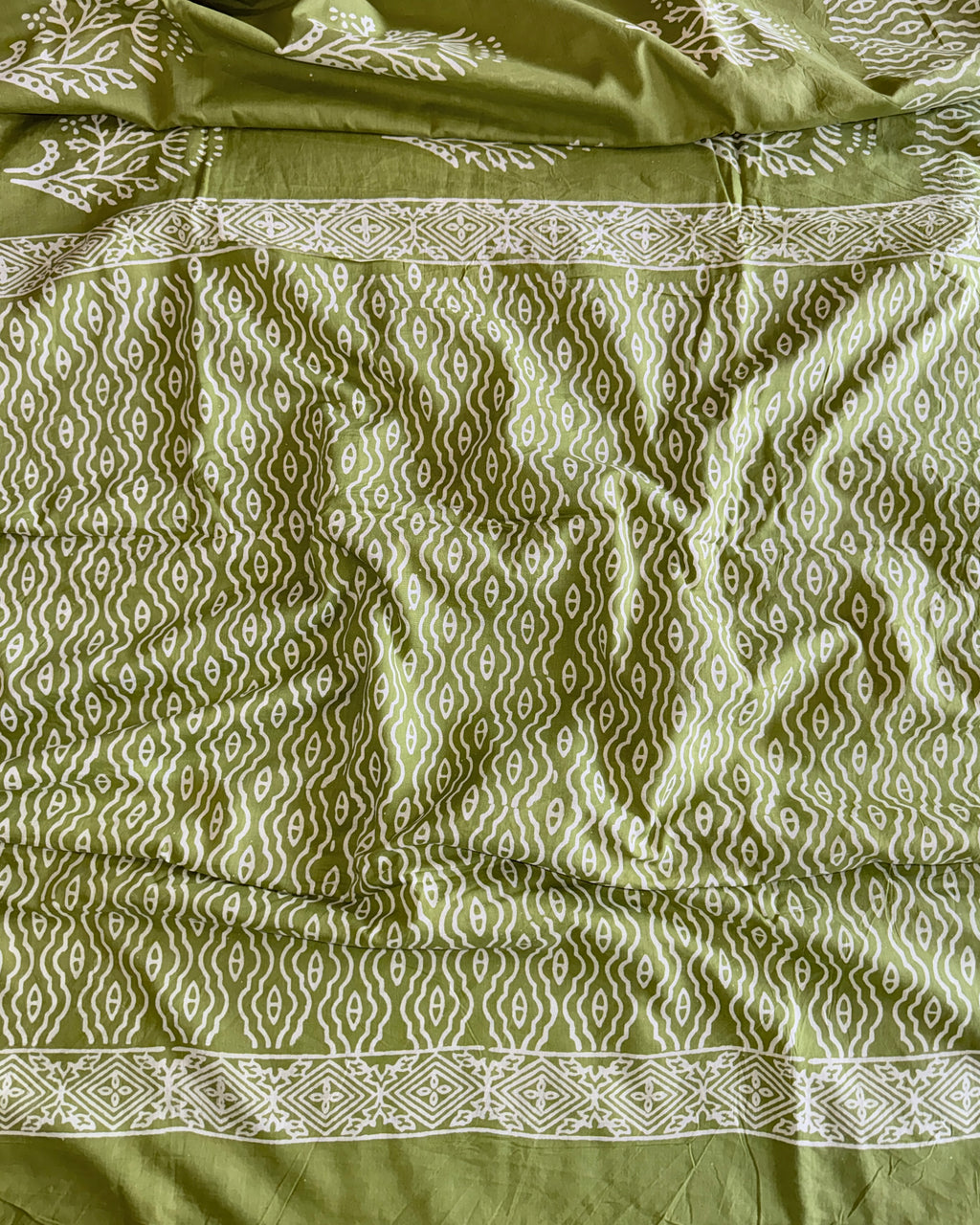 Kajri | Hand Block Printed Cotton Saree