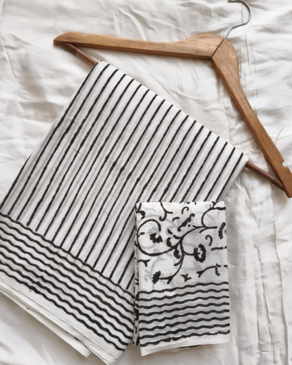 Riya | Hand Block Printed Cotton Saree