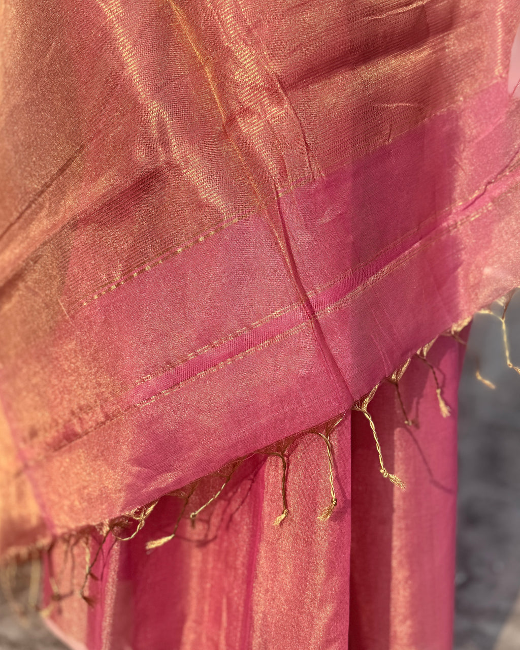 Revati | Maheshwari Tissue Silk Saree