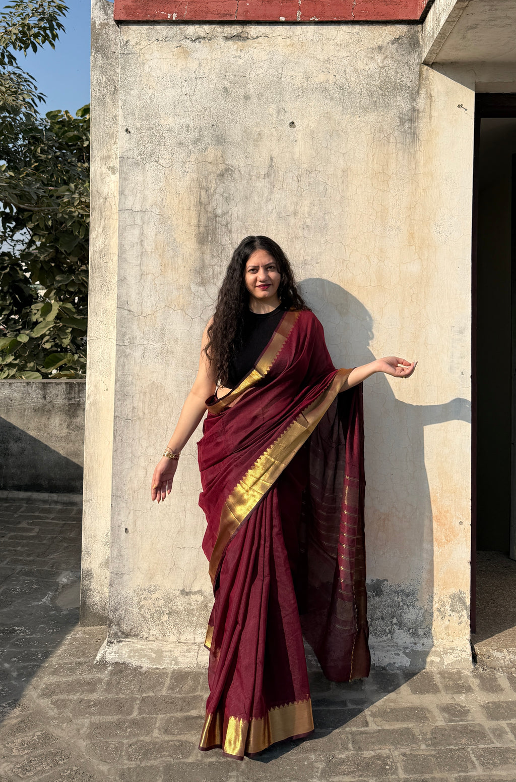 Moringa Cotton Saree