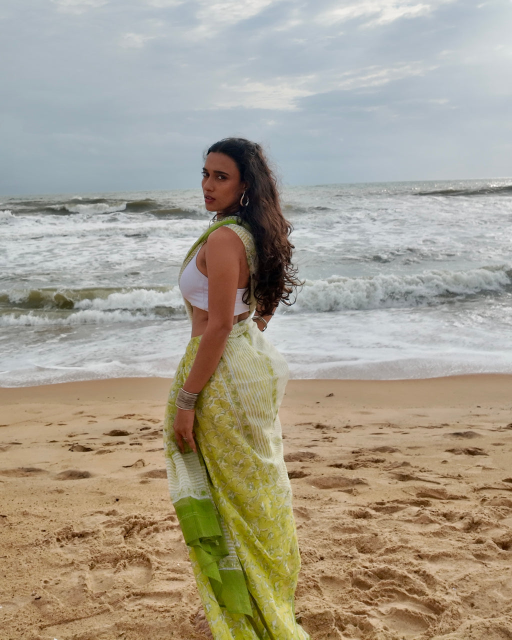 Keri | Printed Kota Doria Saree
