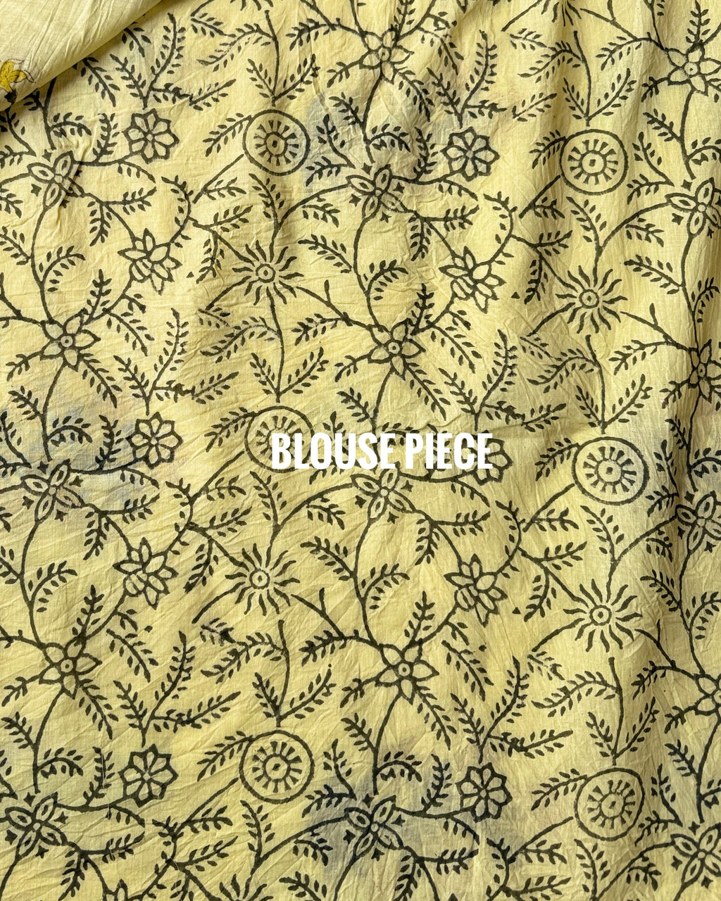 Dopahari | Hand Block Printed Cotton Saree