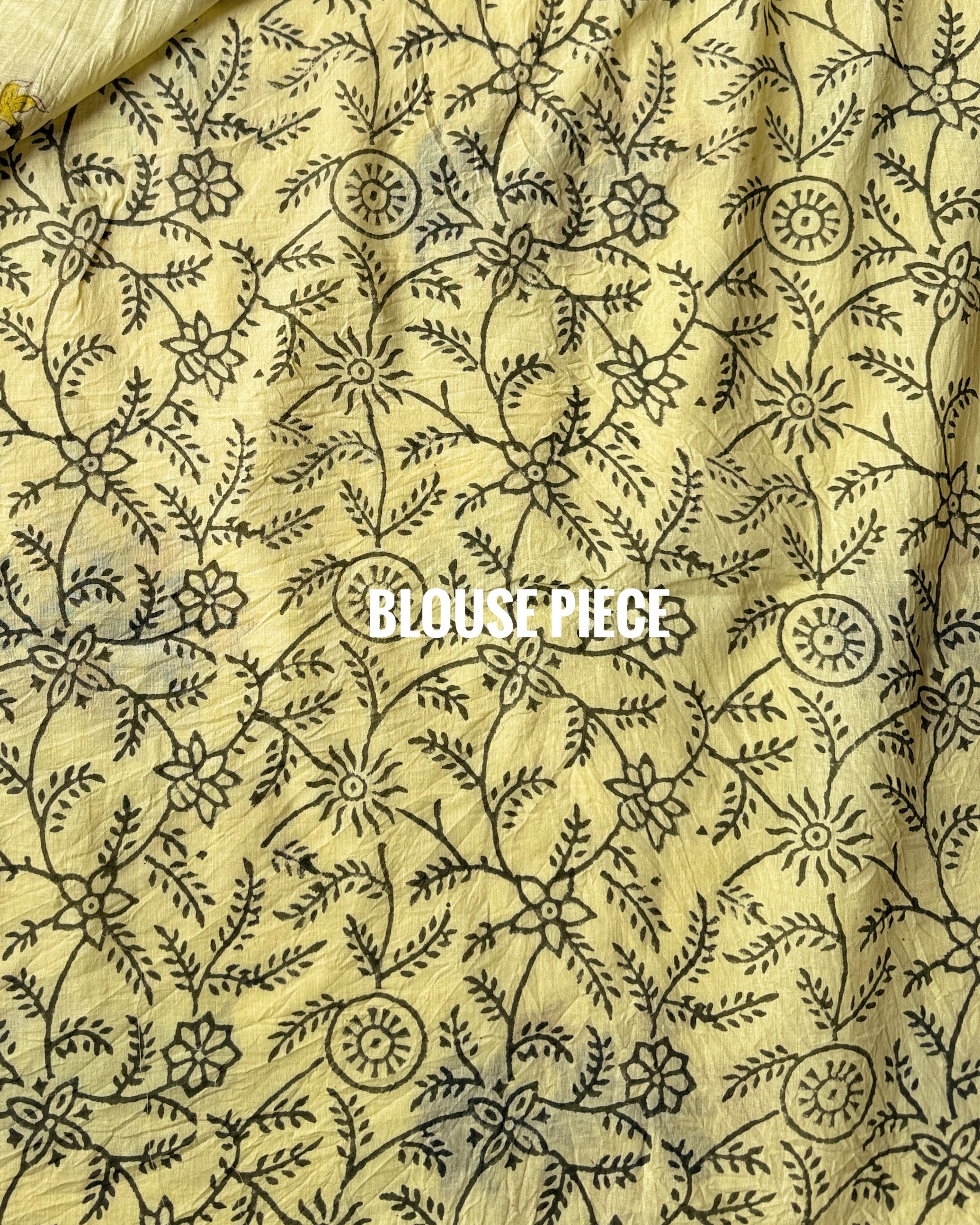 Dopahari | Hand Block Printed Cotton Saree
