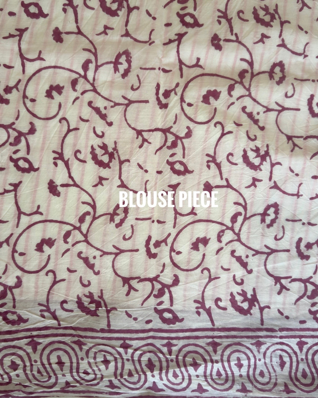 Gili | Hand Block Printed Cotton Saree
