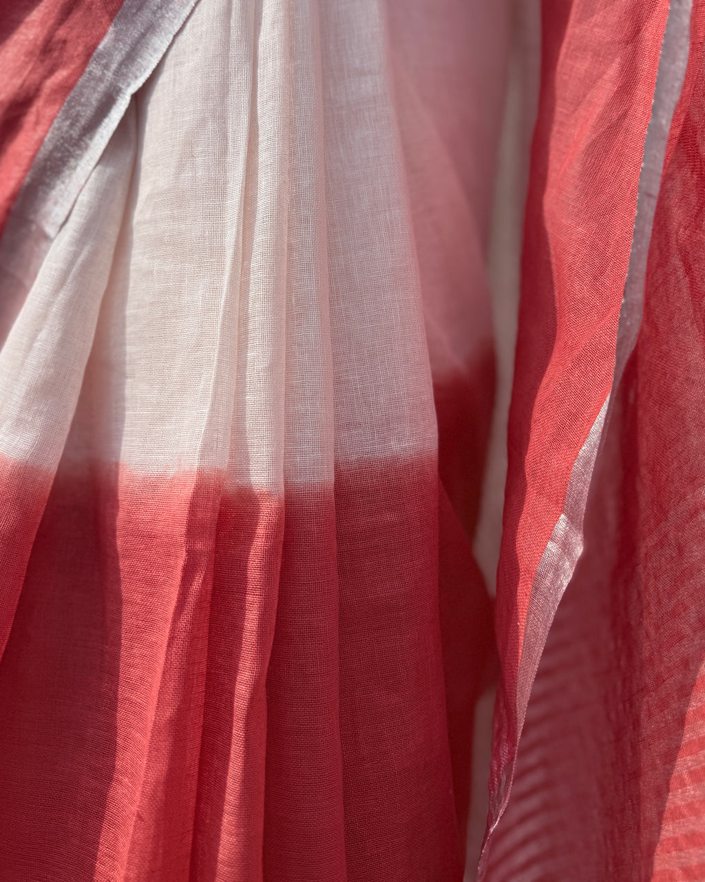 Campa | Embroidered Linen Saree