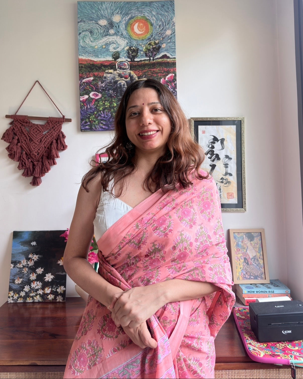 Neeti | Hand Block Printed Cotton Saree