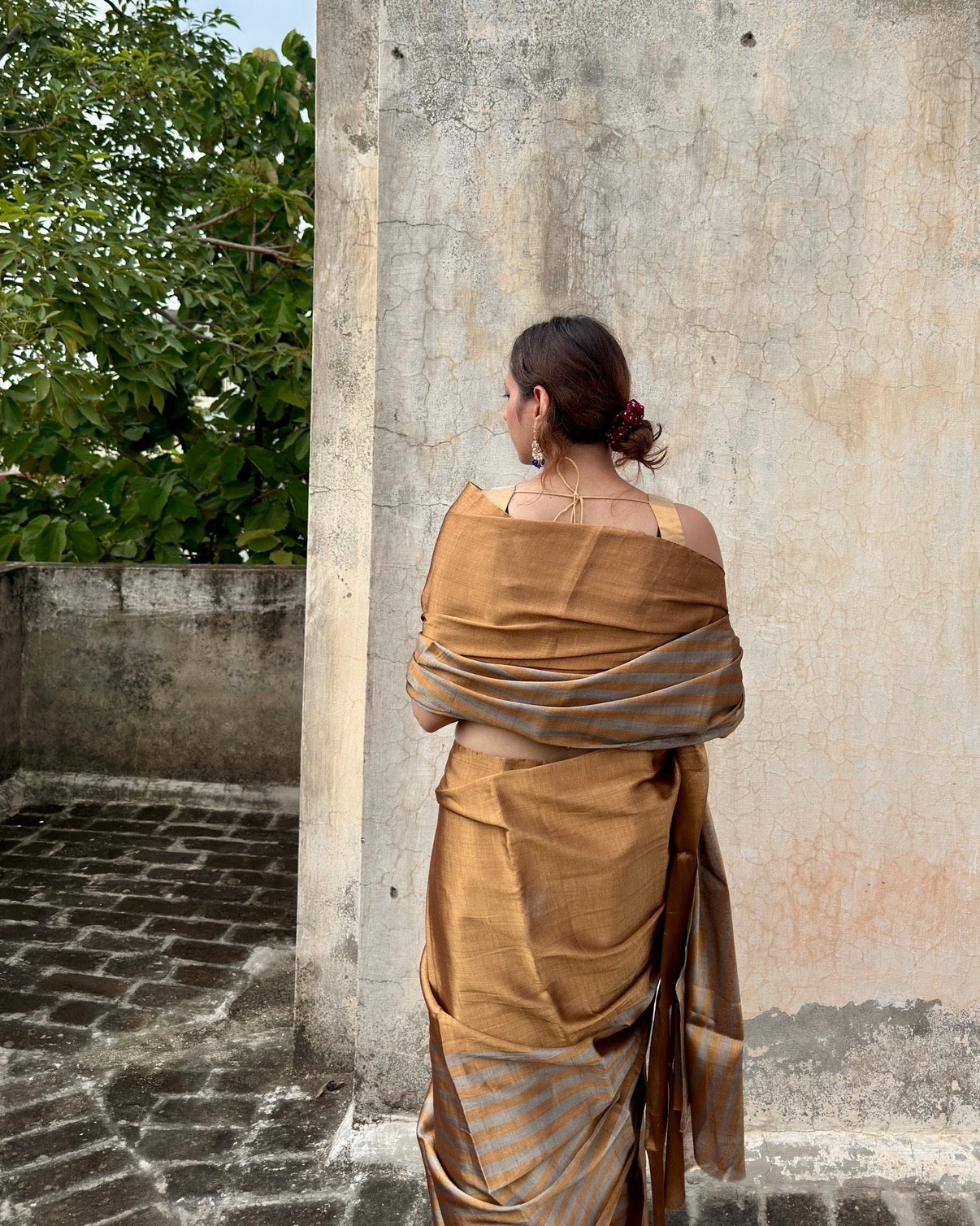 Rekha | Chanderi Tissue Saree