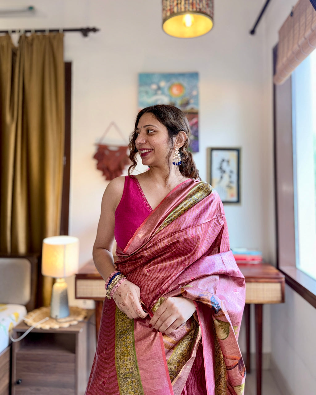 Kamli | Tussar Silk Handloom Saree