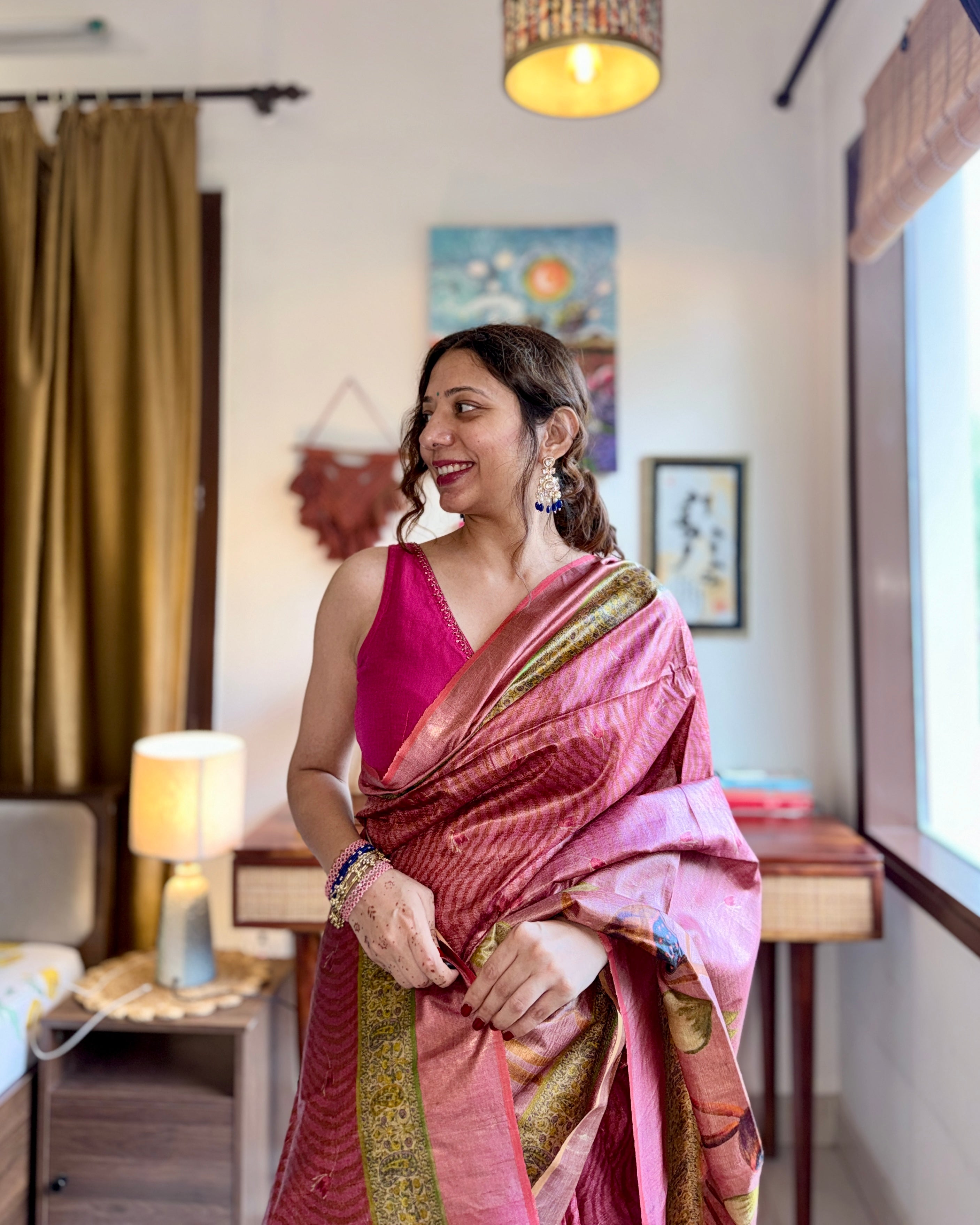 Kamli | Tussar Silk Handloom Saree