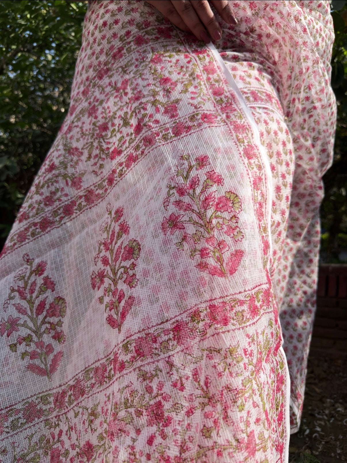 Phool | Printed Kota Doria Saree