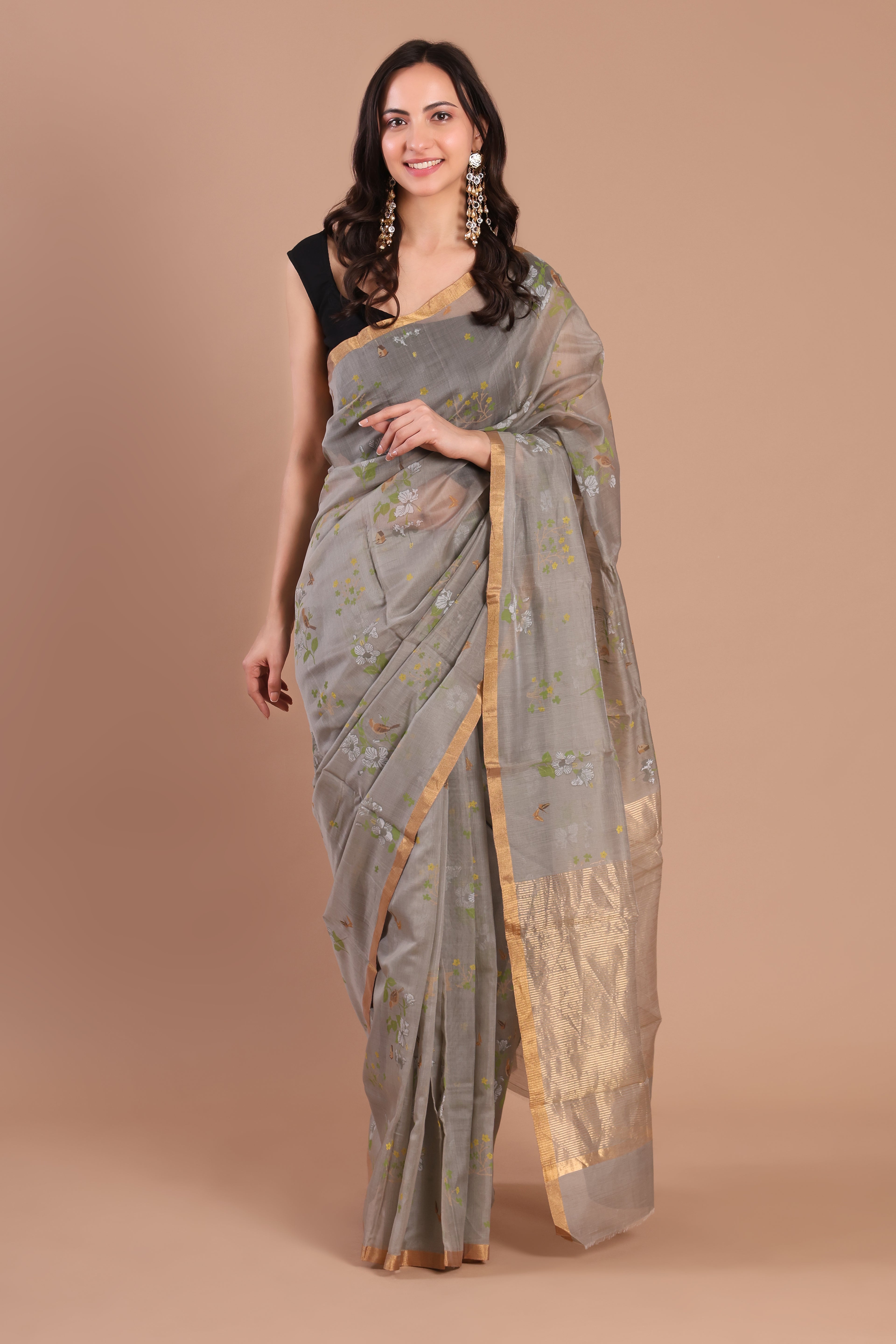 Raatrani chaneri silk saree