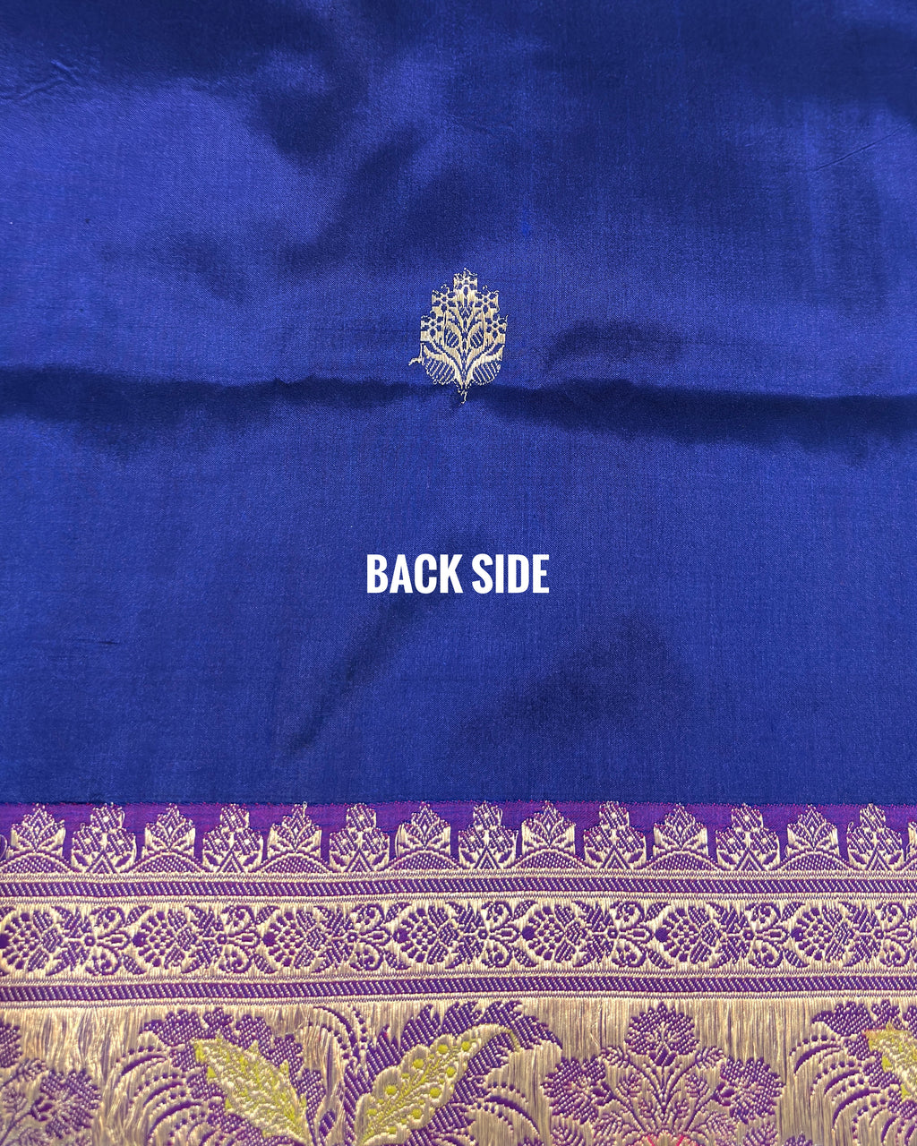 Yamini | Blue Handloom Banarasi Katan Silk Saree