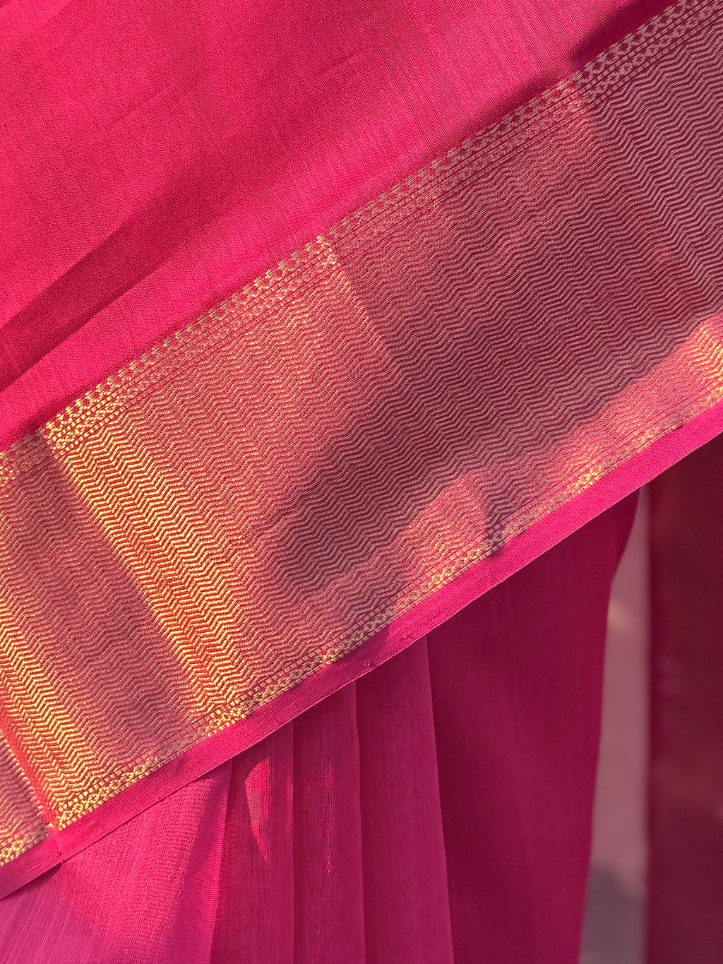 Raani | Magenta Maheshwari Saree