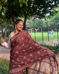 Manjari | Hand Block Printed Cotton Saree