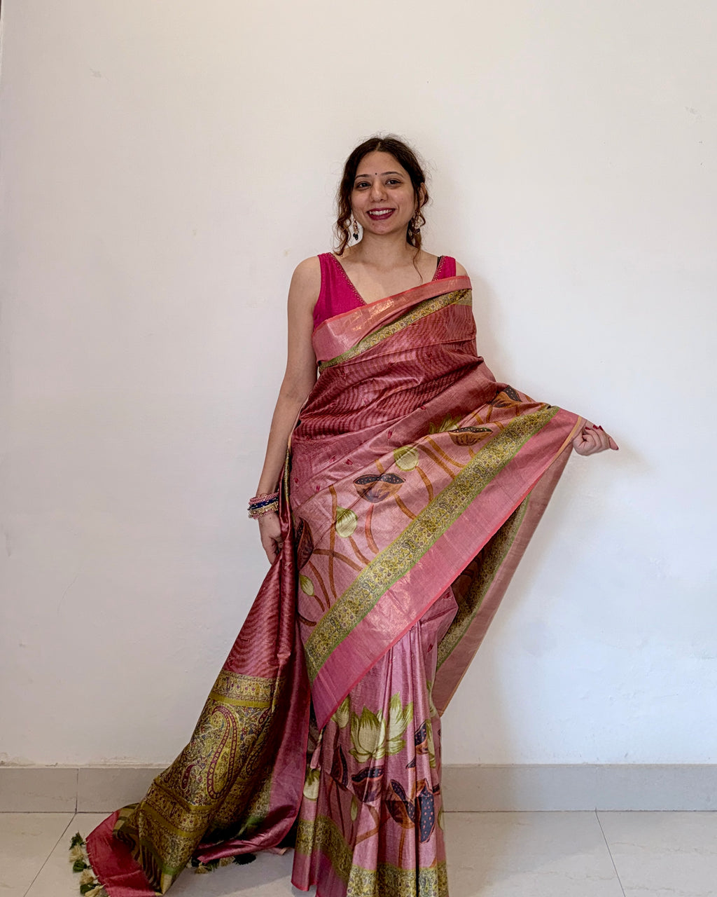 Kamli | Tussar Silk Handloom Saree
