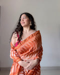 Naarangi | Shibori Chanderi Saree