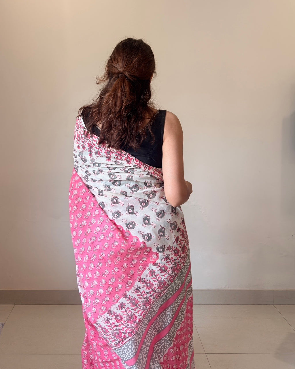 Reet | Hand Block Printed Cotton Saree