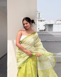 Keri | Printed Kota Doria Saree