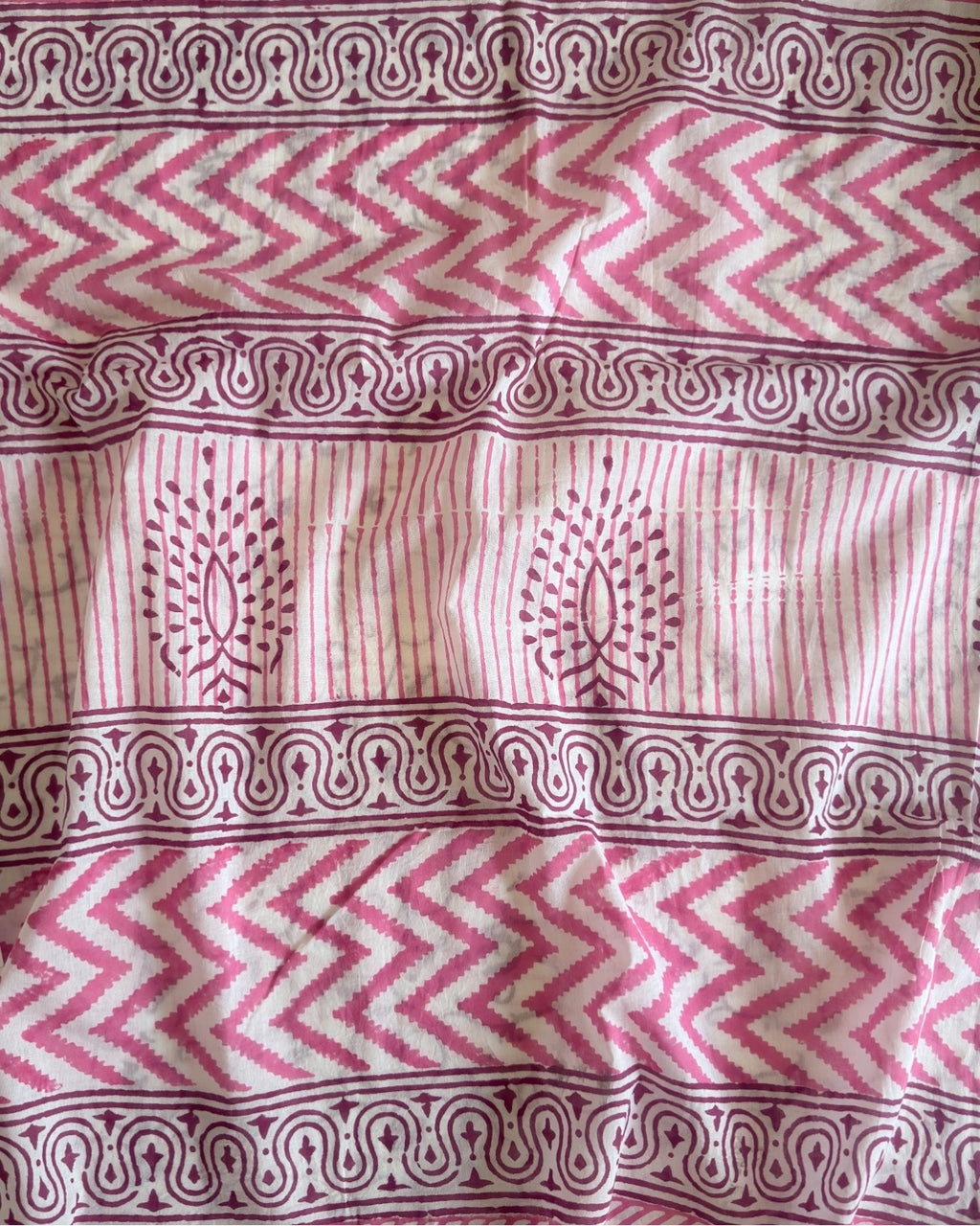 Gili | Hand Block Printed Cotton Saree