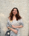 Chitra | Ivory Jamdani Saree