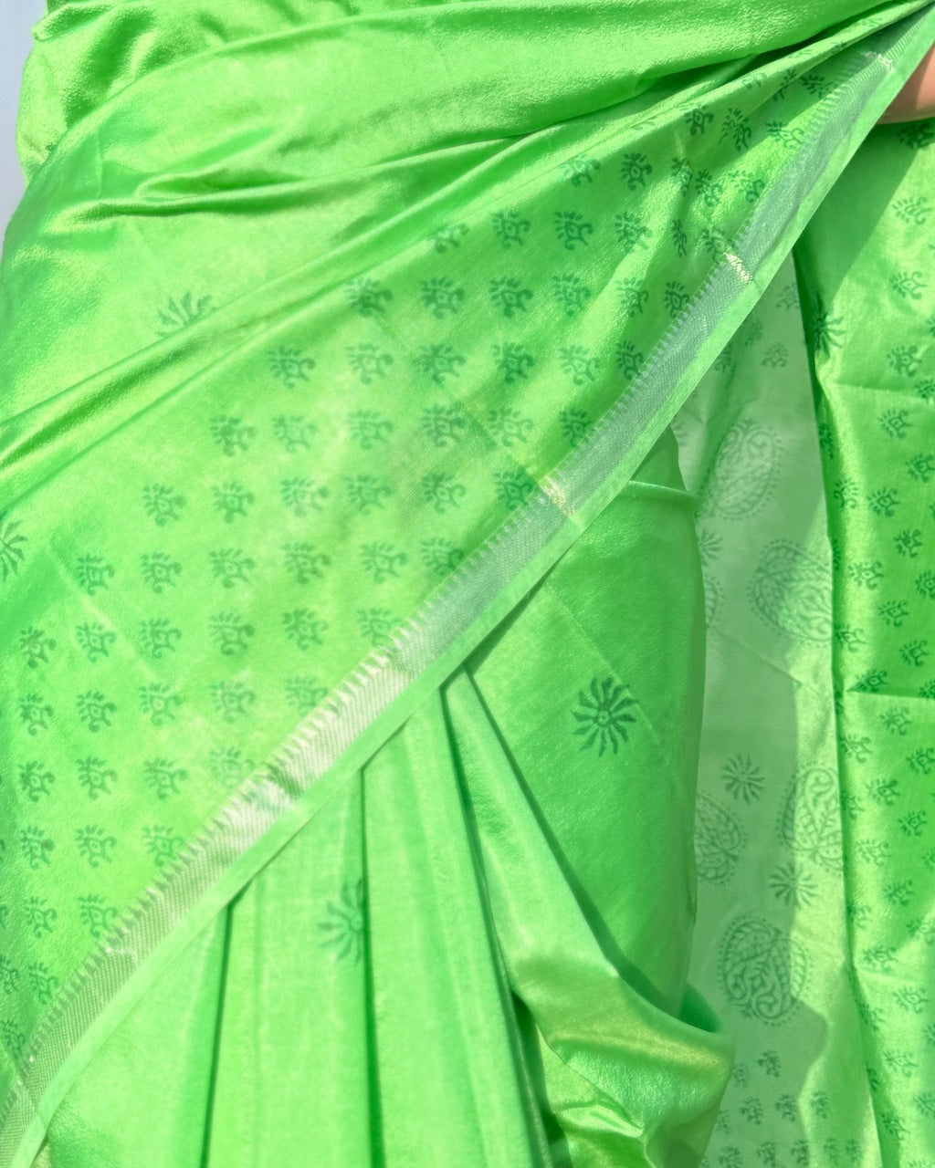 Panna | Green Banana Silk Saree