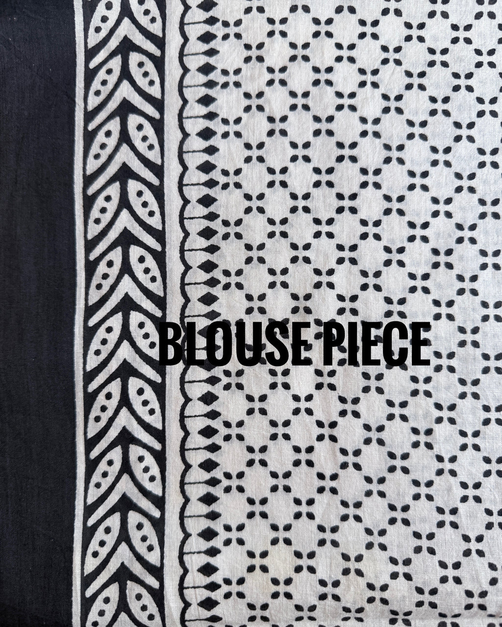 Nilambari | Hand-blocked Cotton Saree