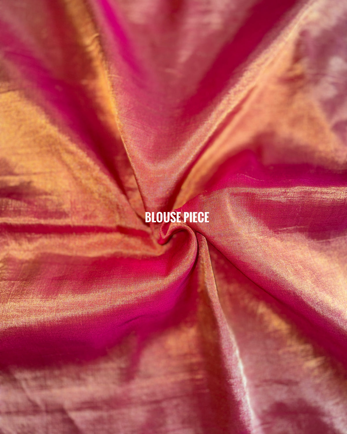 Dil | Bronze Orange Pink Chanderi Tissue Saree