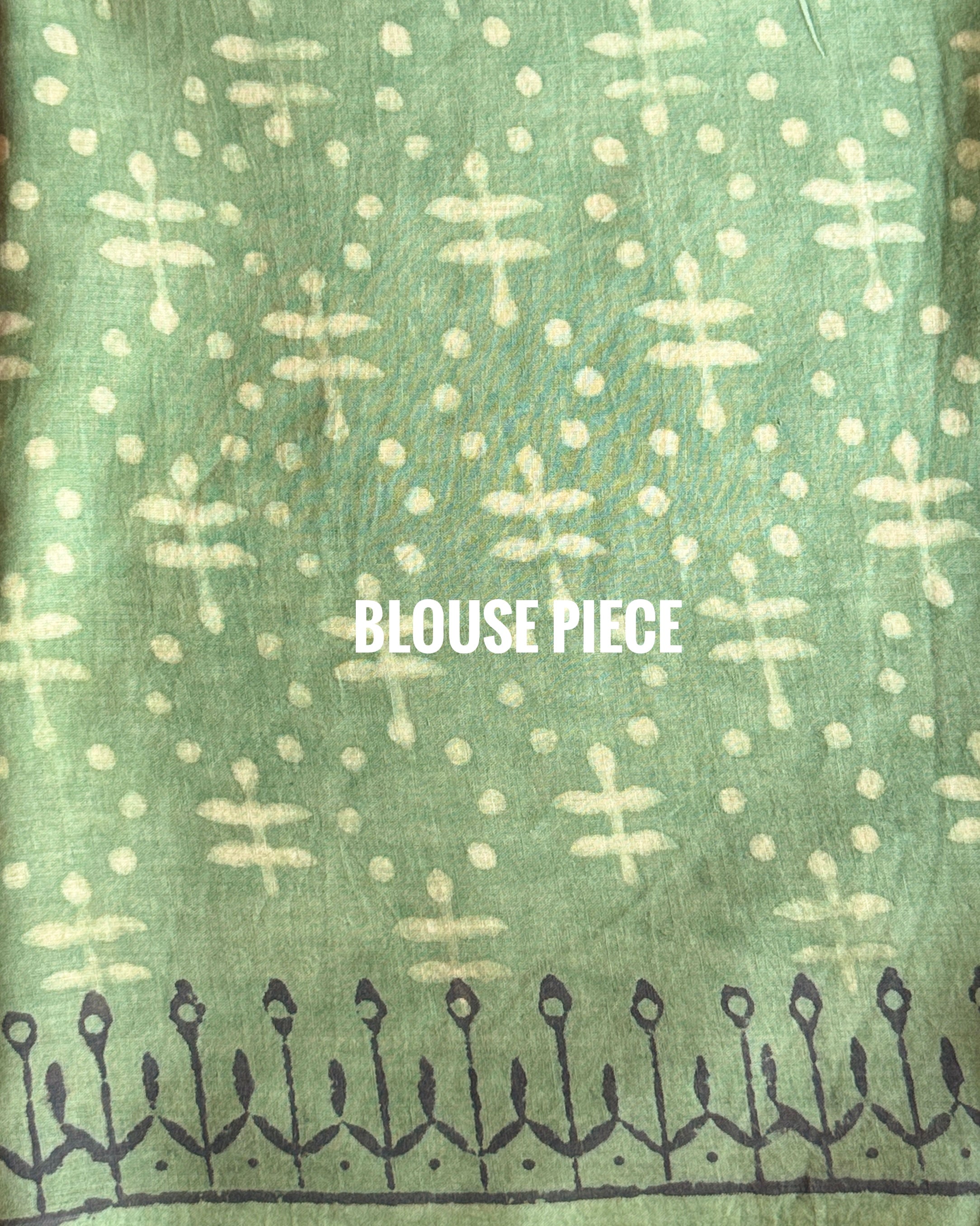 Donut | Olive green Kota Doria Saree