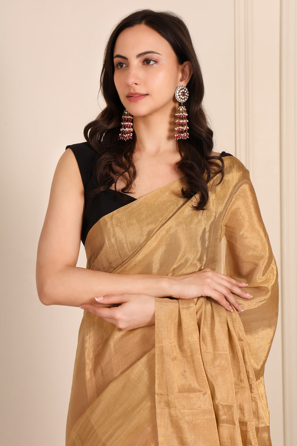 Chanderi Silk raat rani saree