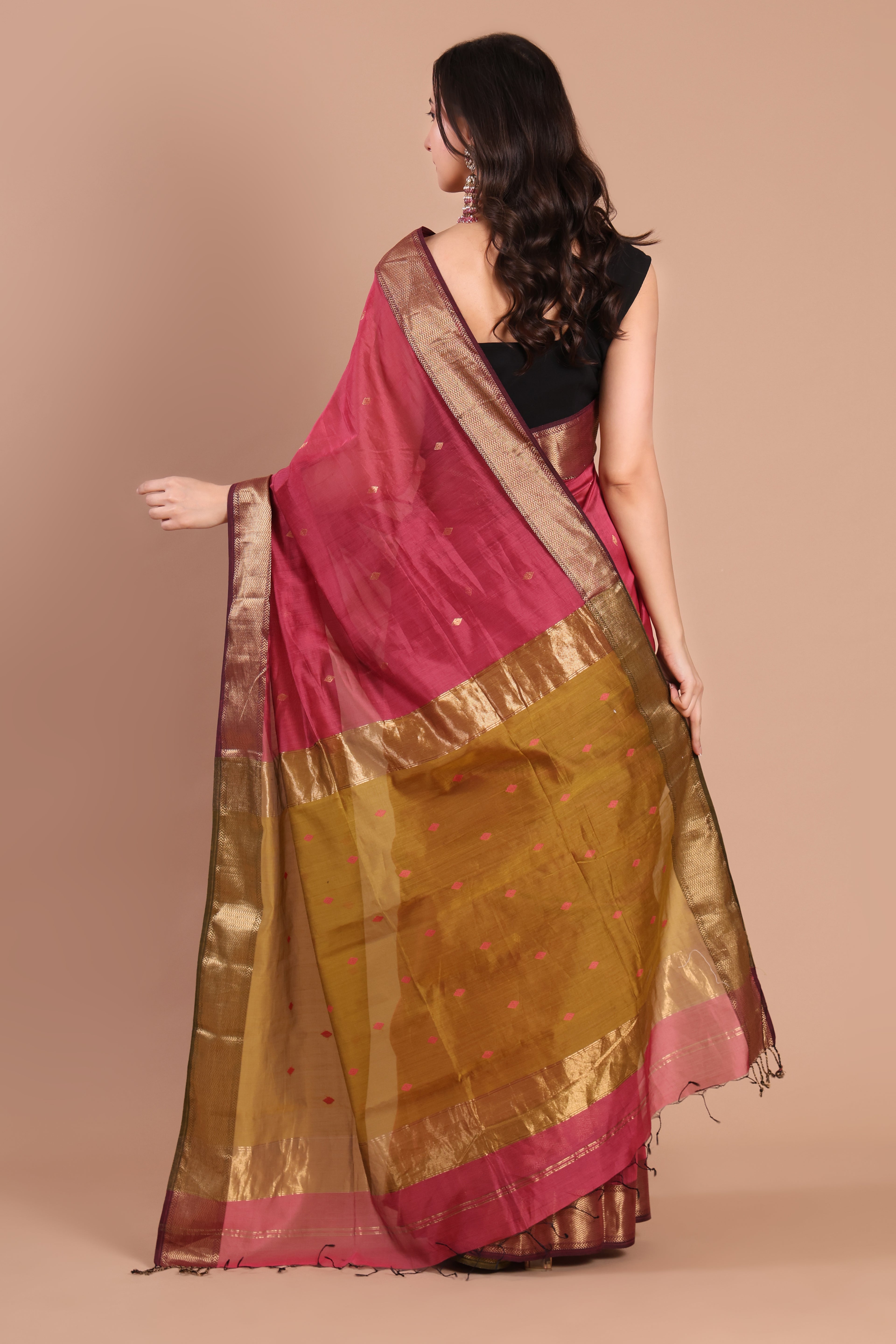 Raatrani chanderi silk saree