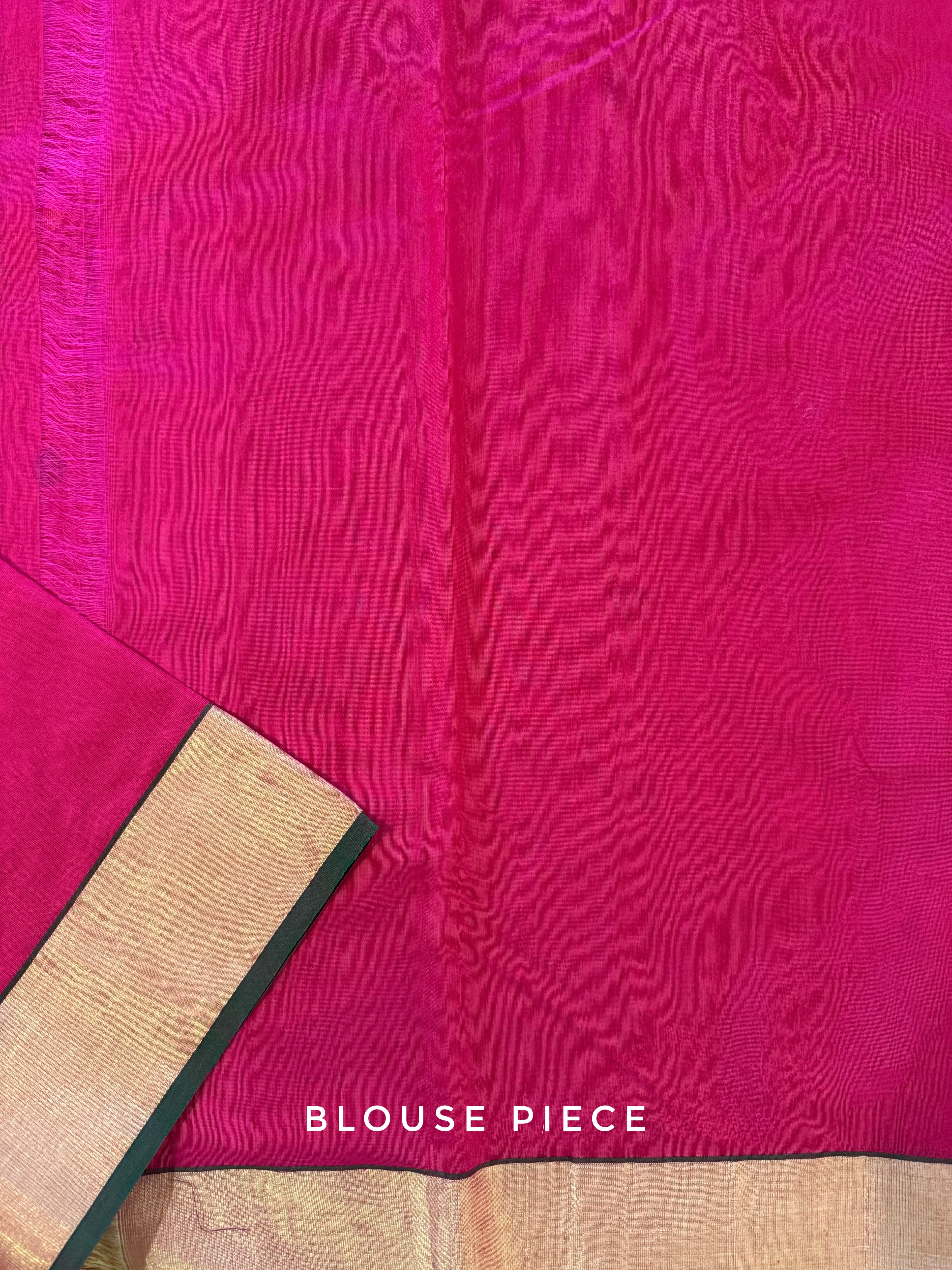 Rajnigandha | Magenta Chanderi Silk Saree with Floral Motifs