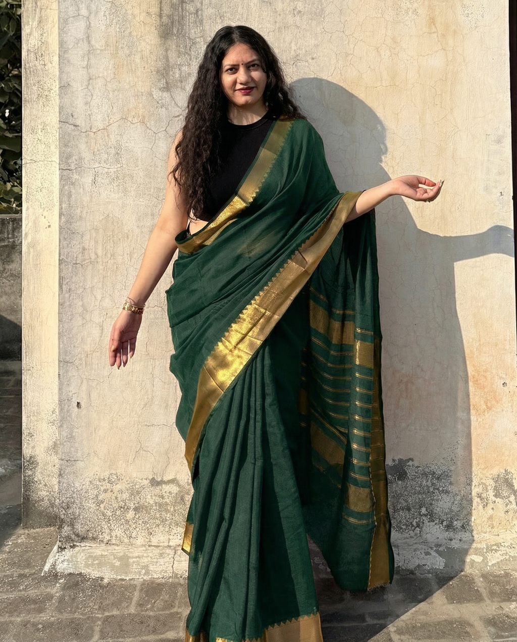 Moringa Cotton Saree